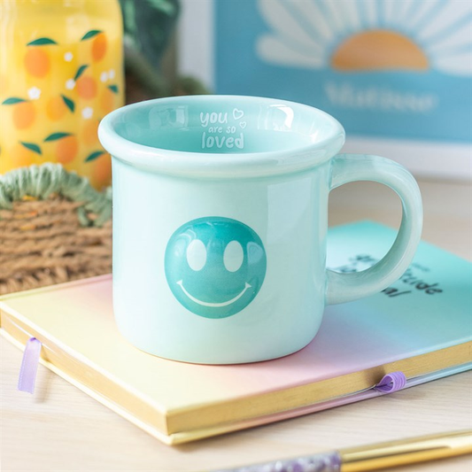 You Are So Loved Happy Face Mug, image 1 of 4