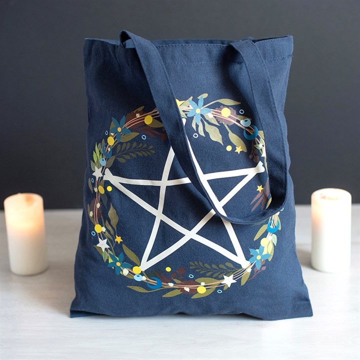 Solstice Wreath Tote Bag, image 2 of 5