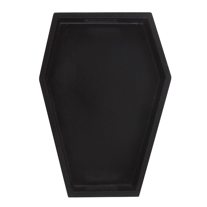 Plain Black Coffin Trinket Tray, image 3 of 4