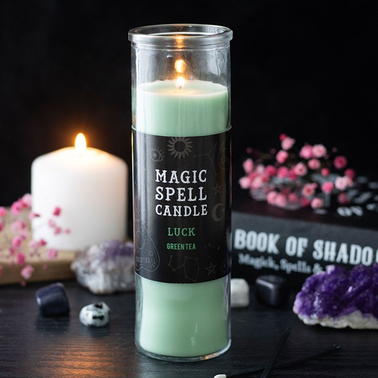 Luck Green Tea Magic Spell Tube Candle, image 1 of 5