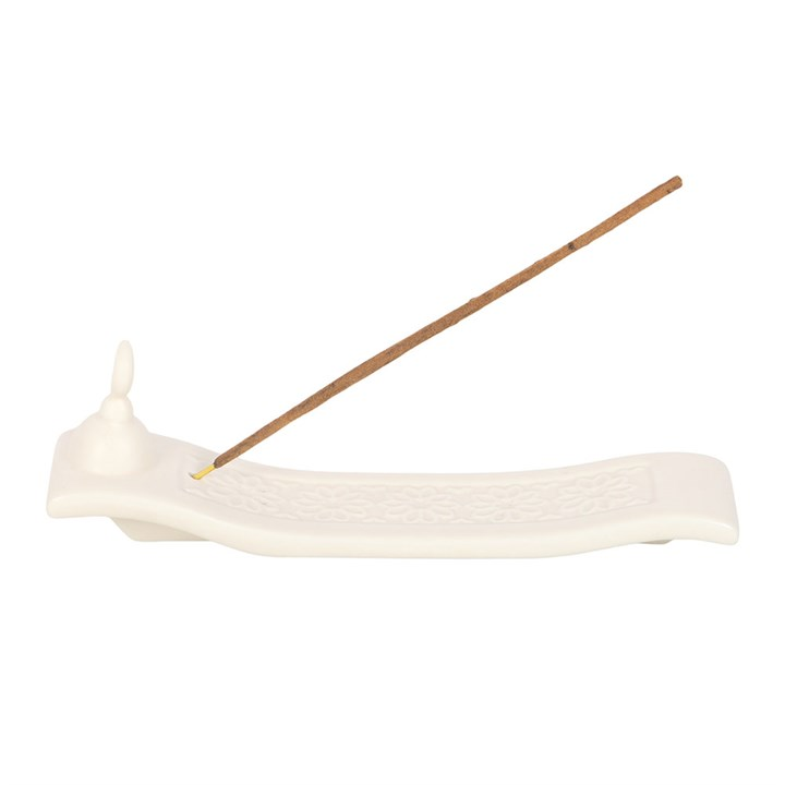 Geometric Crescent Moon Incense Ash Catcher, image 3 of 6