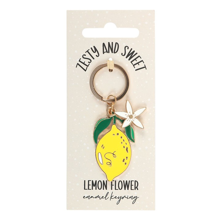 Lemon Flower Keyring, image 3 of 6