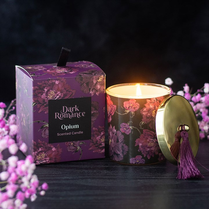 Dark Romance Opium Scented Candle, image 1 of 5