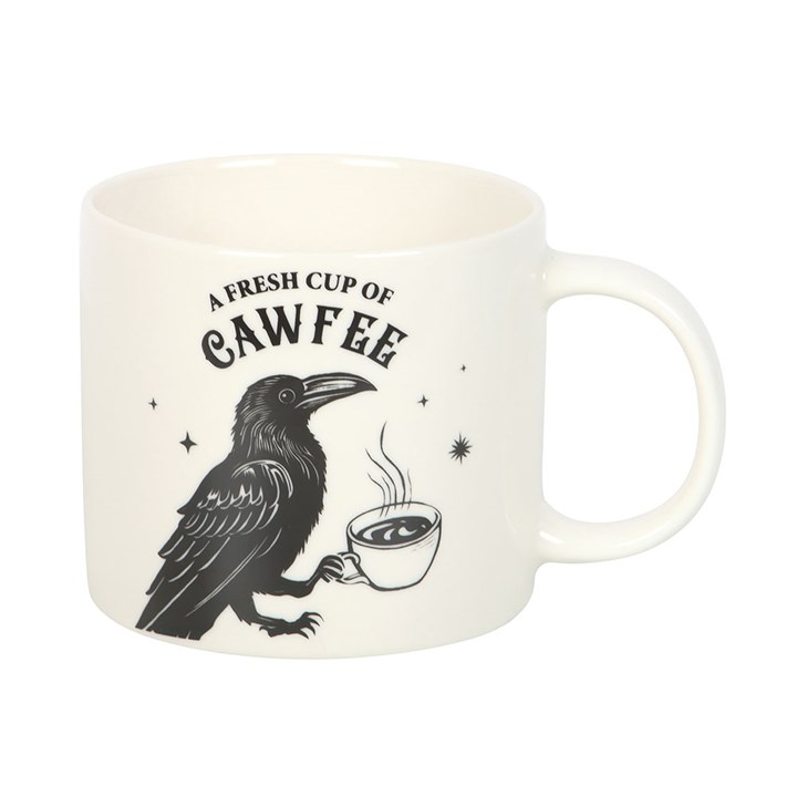 Fresh Cup of Cawfee Raven Mug, image 4 of 5