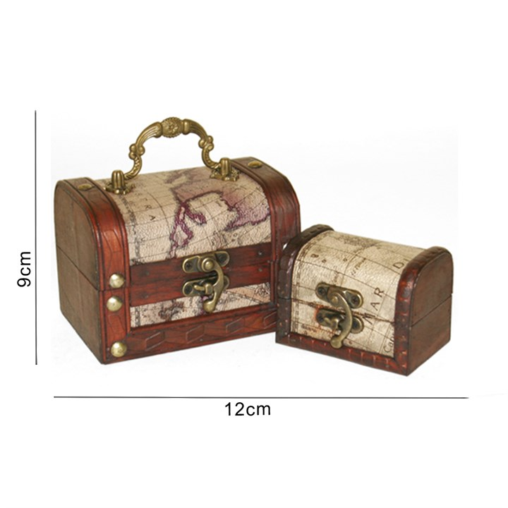 Set of 2 Map Chests, image 3 of 3