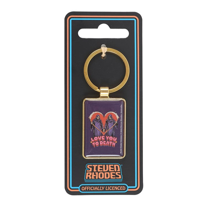 Love You To Death Keyring by Steven Rhodes, image 2 of 6