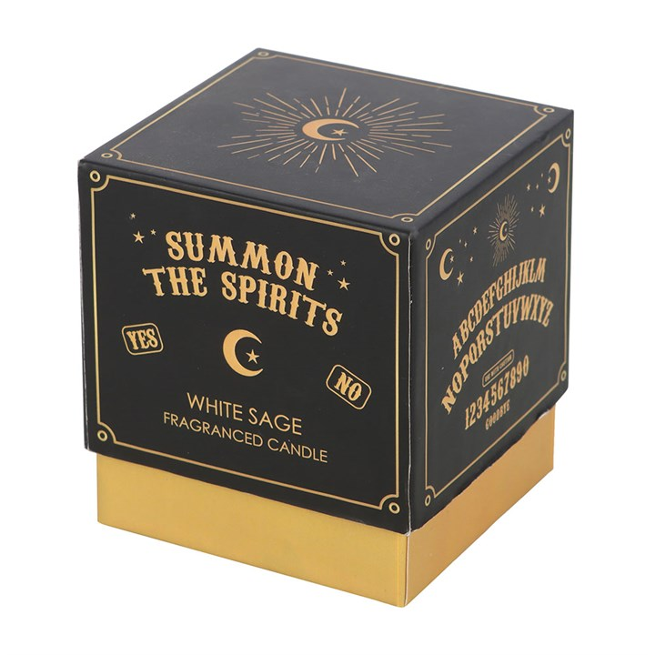 Summon the Spirits Talking Board White Sage Candle, image 5 of 6