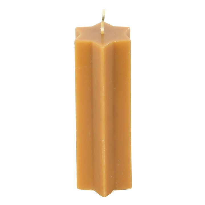 Gold Starry Night Star Shaped Taper Candle, image 3 of 5