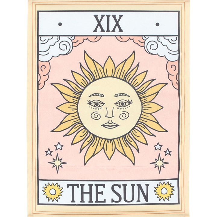 The Sun Vintage Tarot Wall Hanging, image 3 of 4