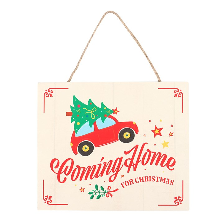 Coming Home for Christmas Hanging Sign, image 2 of 4