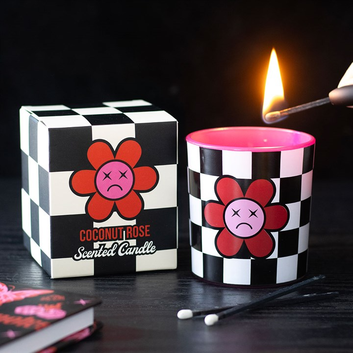 Sad Flower Coconut Rose Candle, image 1 of 5