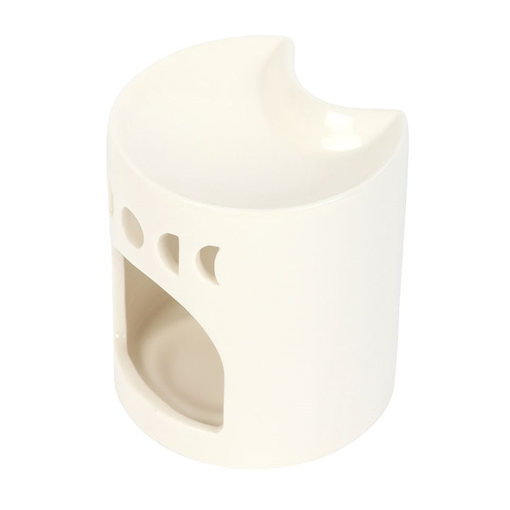 White Crescent Moon Oil Burner, image 3 of 6