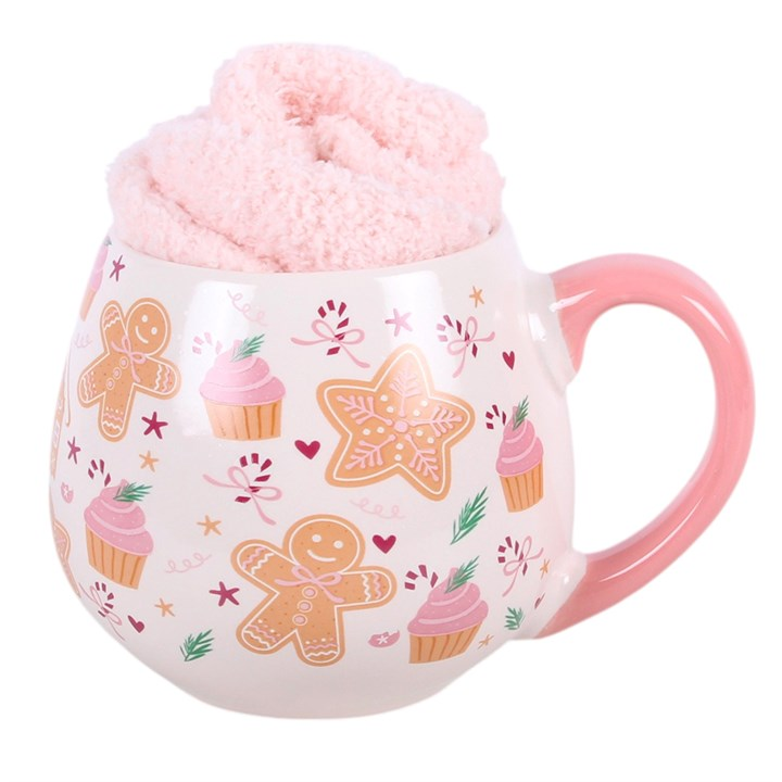Sugarplum Bakery Print Mug and Socks Set, image 3 of 5