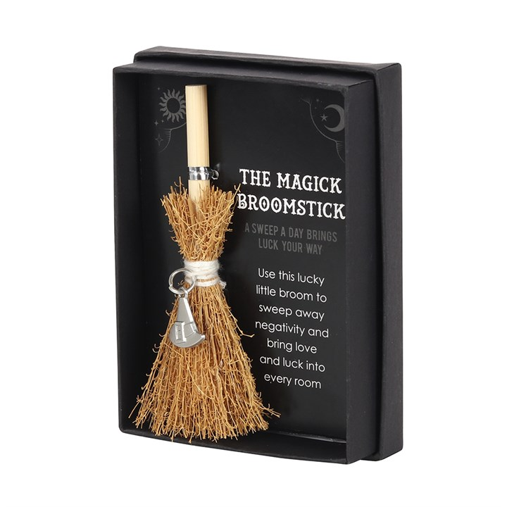 Witch Hat Mini Magick Broomstick, image 2 of 3