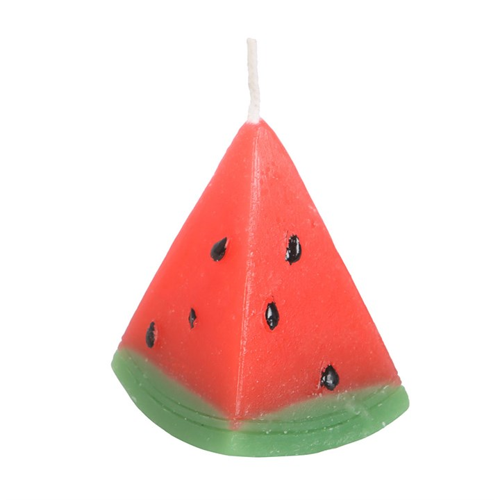 Set of 3 Watermelon Shaped Candles, image 3 of 4