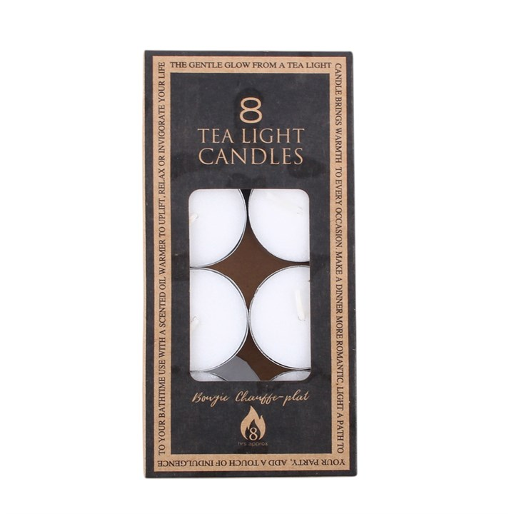 Pack of 8 8-Hour Tealights, image 1 of 2