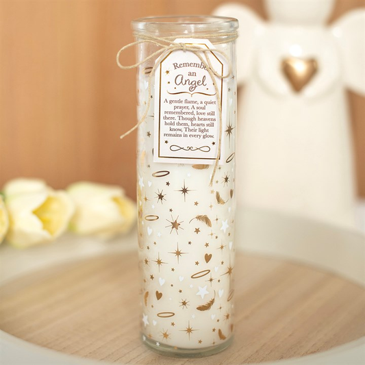 Remember an Angel Vanilla Tube Candle, image 1 of 5