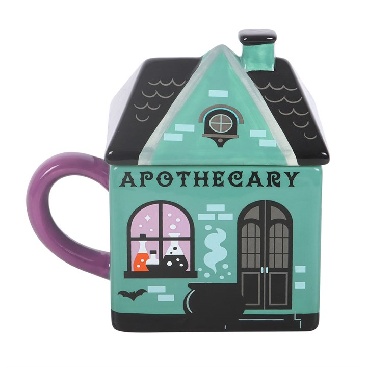 Apothecary Shop Lidded Mug, image 3 of 6