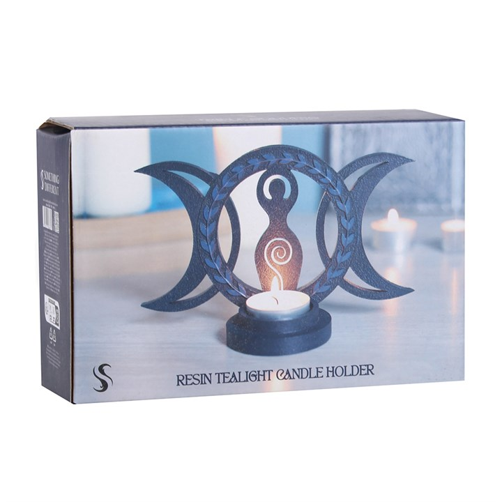 Triple Goddess Resin Tealight Holder, image 5 of 5