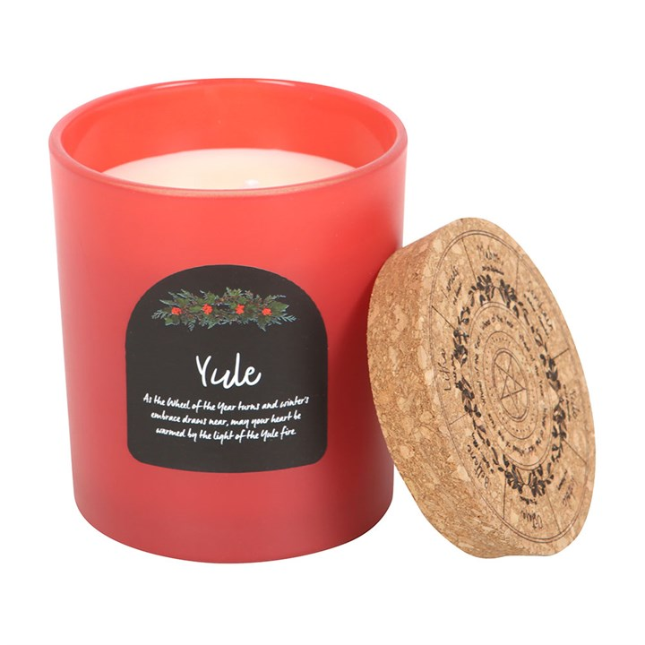 Yule Wintergreen Wheel of the Year Candle, image 3 of 5