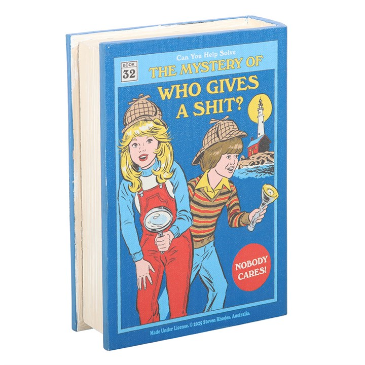 Who Gives a Sh*t Book Shaped Storage Box by Steven Rhodes, image 4 of 6