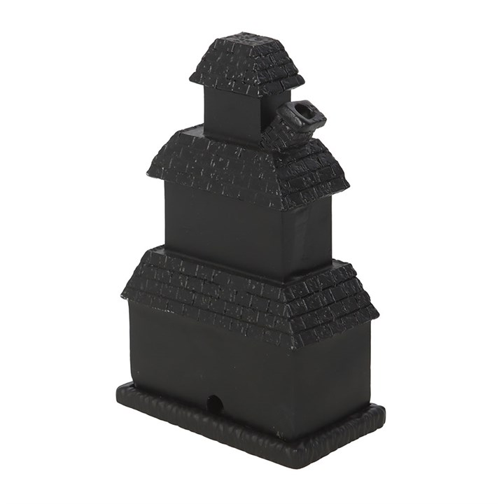 Black Haunted House Incense Cone Holder, image 5 of 5