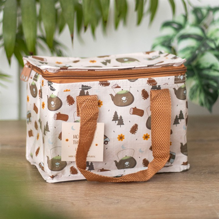 Home on the Road Camping Print Lunch Bag, image 1 of 5