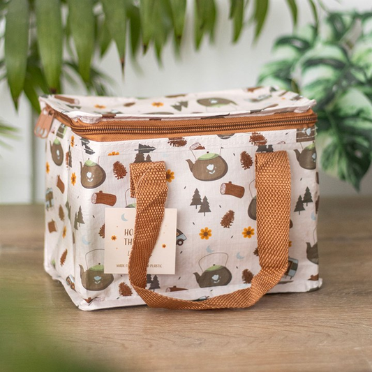 Home on the Road Camping Print Lunch Bag, image 1 of 5