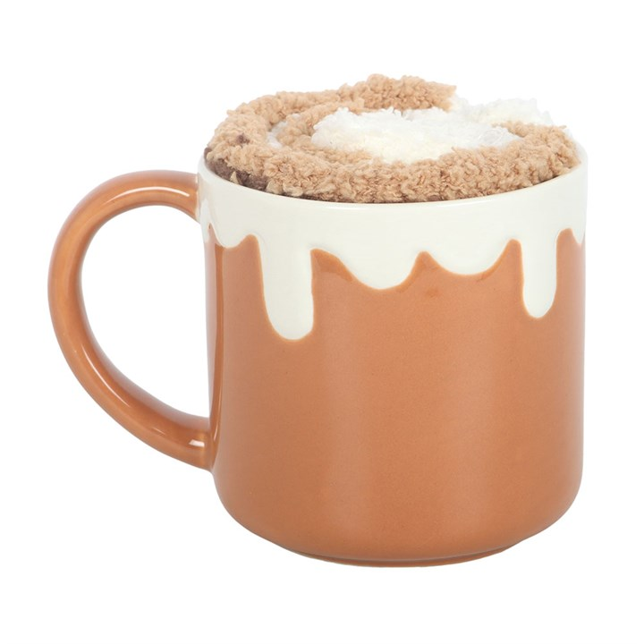 Cinnamon Roll Mug and Socks Set, image 3 of 6