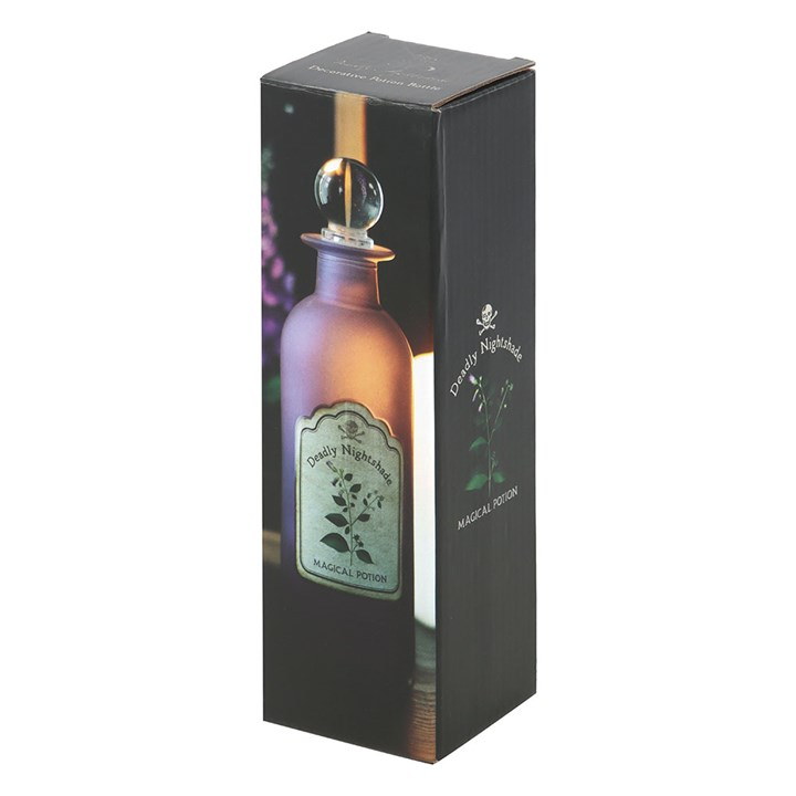 Deadly Nightshade Decorative Glass Potion Bottle, image 5 of 6