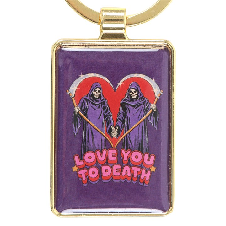 Love You To Death Keyring by Steven Rhodes, image 5 of 6