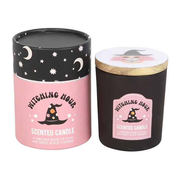 Witching Hour Plum and Black Cherry Candle, image 2 of 3