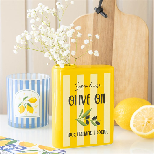 Olive Oil Flower Vase, image 1 of 6