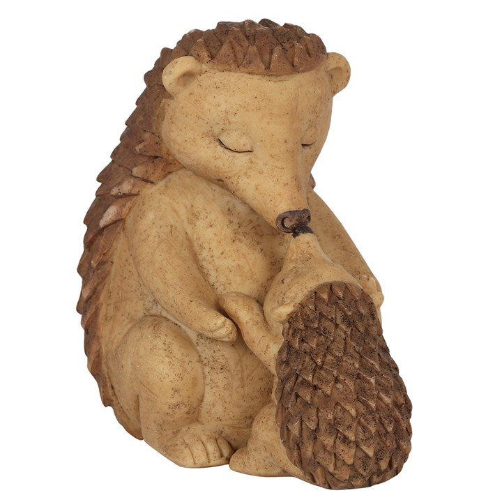 Happy Hoglet Mother and Baby Hedgehog Ornament, image 3 of 4