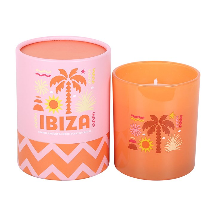 Ibiza Sunrise Apricot & Neroli Scented Candle, image 3 of 6