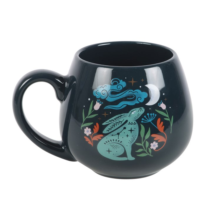 Midnight Hare Rounded Mug, image 2 of 5
