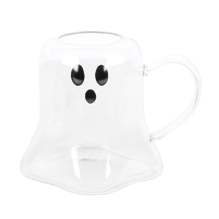 Ghost Shaped Glass Mug, image 2 of 6