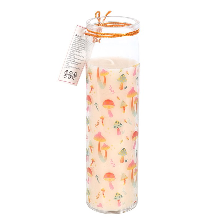 Funky Fungi Mushroom Print Tube Candle, image 3 of 3