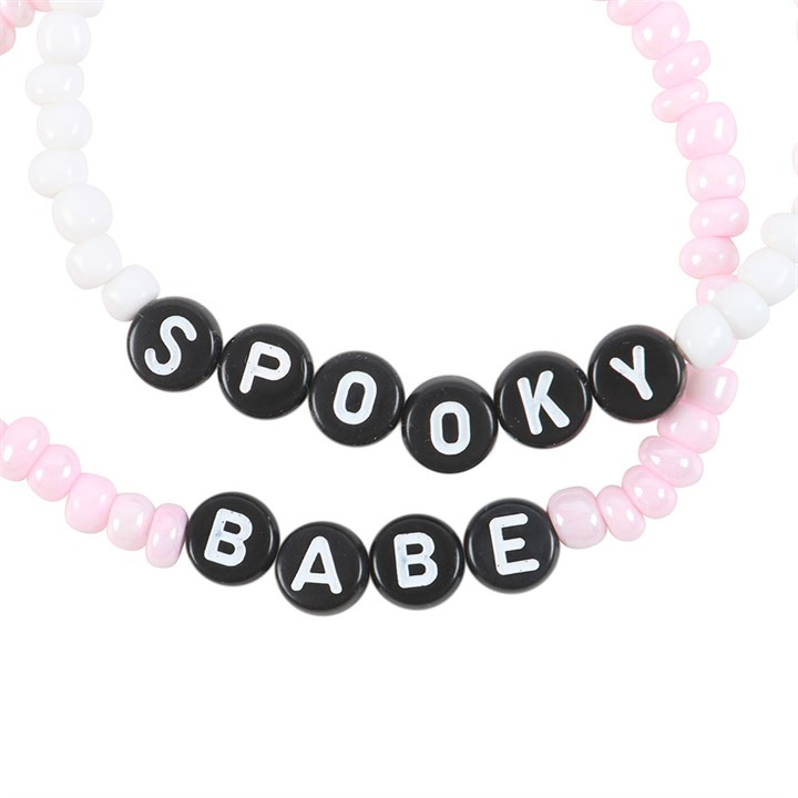 Spooky Babe Beaded Bracelet Set, image 4 of 5