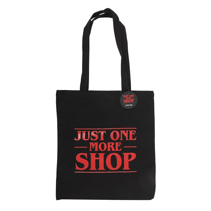 Just One More Shop Polycotton Tote Bag, image 2 of 4