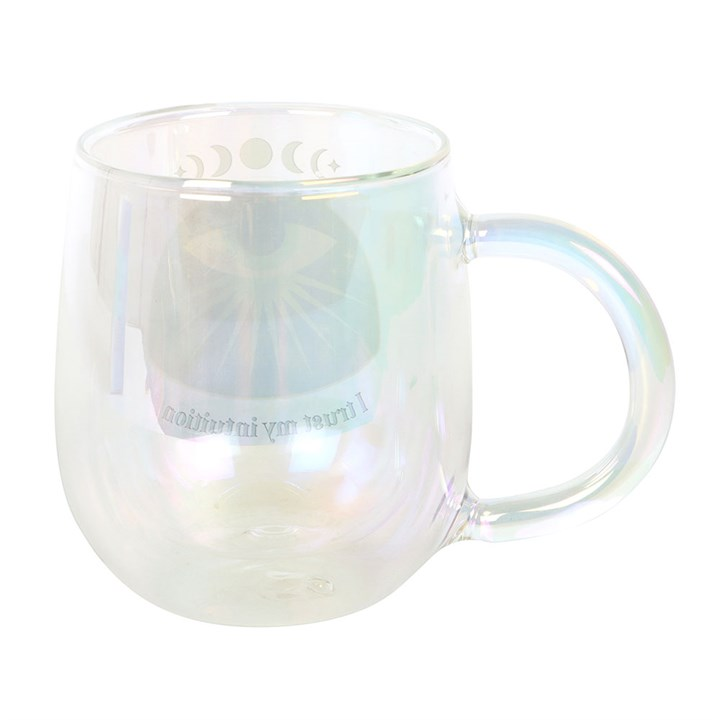 Intuition Glass Mug with Aura Crystal Tea Infuser, image 5 of 7