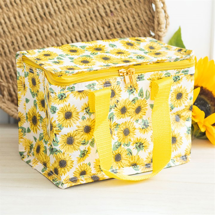 Sunflower Print Lunch Bag, image 1 of 5
