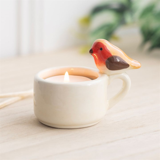 Robin Tealight Holder, image 1 of 7