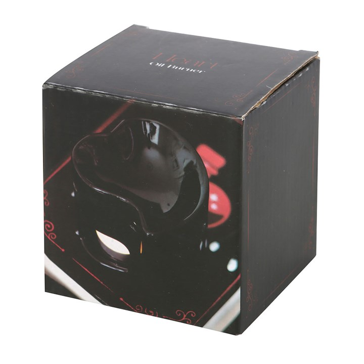 Black Heart Oil Burner and Wax Warmer, image 4 of 5