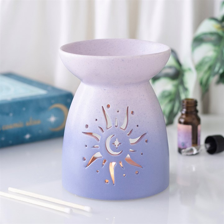 Purple Sun Cut Out Oil Burner, image 2 of 6
