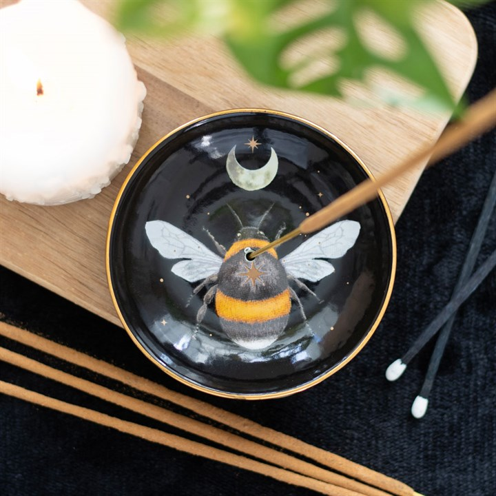 Forest Bee Ceramic Incense Plate, image 1 of 4