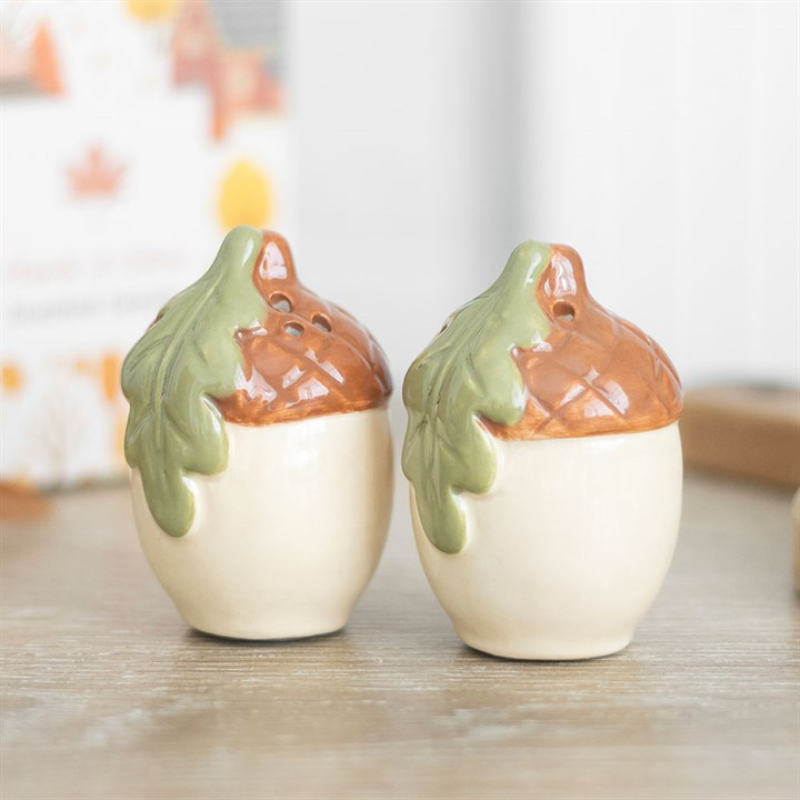 Acorn Salt and Pepper Shakers, image 1 of 4