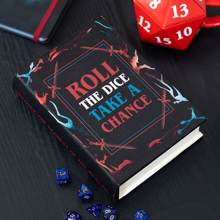 Roll the Dice, Take a Chance Book Shaped Storage Box, image 1 of 4