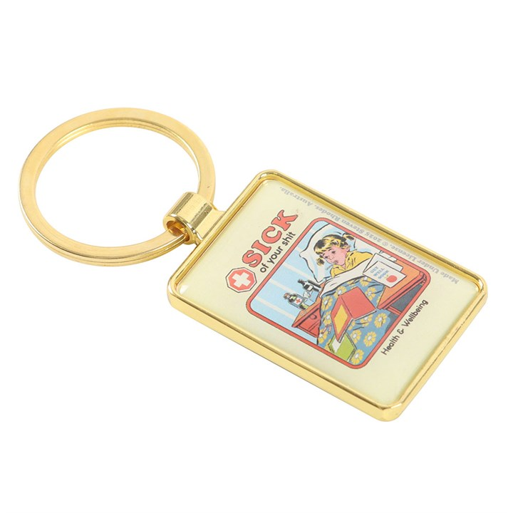 Sick of Your Sh*t Keyring by Steven Rhodes, image 4 of 6