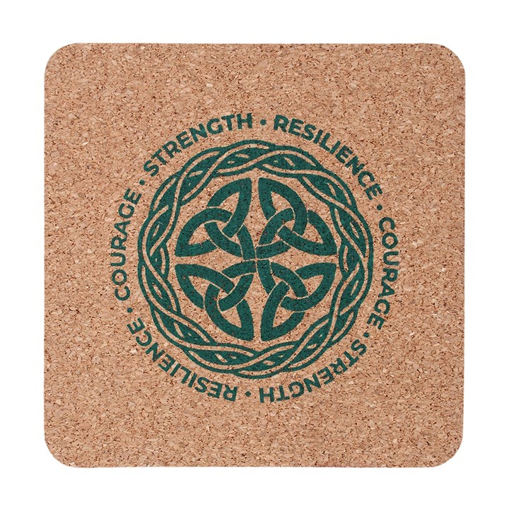 Celtic Shield Knot Lowball Glass with Coaster, image 3 of 6